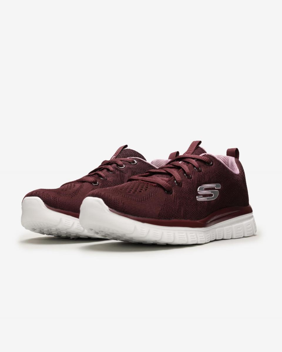 Skechers Graceful-Get Connected Şarap Rengi Kadın Spor Ayakkabı (12615 WINE) Skechers Graceful-Get Connected Şarap Rengi Kadın Spor Ayakkabı (12615 WINE)